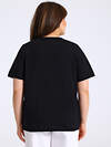 Апрель Футболка 584169 1ЖДФК3298001 черный