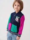 PLAYTODAY Толстовка 584478 12612156 малиновый,зеленый,тёмно-синий