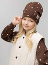 Bodo Шапка 584551 10-298MU коричневый (экрю)