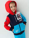 PLAYTODAY Толстовка 585442 12612028 тёмно-синий,ярко-синий,красный
