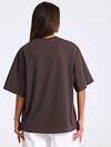 Апрель Футболка 585781 1ЖДФК4661804 темно-коричневый