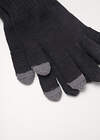 CLEVER Перчатки 585862 533687ак чёрный/меланж серый