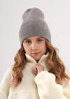 CLEVER Шапка 585870 564640вн меланж серый
