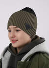 CLEVER Шапка 585892 564667ха чёрный/хаки