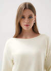 CLEVER Джемпер 585897 264642/198вн молочный