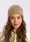 CLEVER Шапка 585910 564656вн меланж бежевый