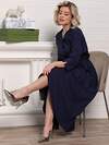 LT Collection Платье 586309 П15098-16М темно-синий