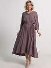 LT Collection Платье 586310 П15096-16М серо-лиловый