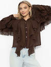 CHARUTTI Блуза 586438 12699 Коричневый