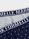 MARK FORMELLE Трусы 586802 413354-2 св.серый меланж+треуг. на море