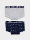 MARK FORMELLE Трусы 586802 413354-2 св.серый меланж+треуг. на море