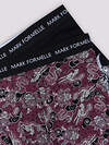 MARK FORMELLE Трусы 586863 411221-2 черный +японский паттерн на бордовом
