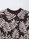 MARK FORMELLE Футболка 586875 113397 листья на шоколадном
