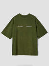 MARK FORMELLE Футболка 586891 111883 ACID WASH т.зеленый +печать