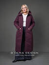 DIMMA Пальто 587347 2670 Бордовый