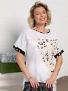 LT Collection Блуза 587359 Б15248-13М белый