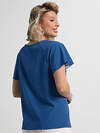 LT Collection Блуза 587428 Б15247-19М синий
