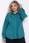 LT Collection Рубашка 587442 Б15439-18М бирюзовый