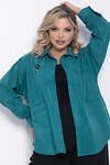 LT Collection Рубашка 587442 Б15439-18М бирюзовый