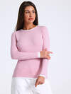 Апрель Лонгслив 587578 1ЖДЛД4616323 светло-розовый+белый