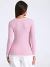 Апрель Лонгслив 587578 1ЖДЛД4616323 светло-розовый+белый