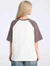 Апрель Футболка 587580 1ЖДФК5037001 сливки+светло-коричневый