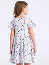 Апрель Платье 587595 1ДПК5118001н нежные цветы на белом