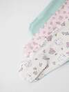 MARK FORMELLE Ползунки 587651 85117-3 котики с цветами на молочном +мята +цветочки на розовом