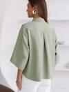 VILATTE Блузка 587879 D29.354 зеленый чай