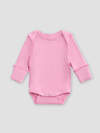MARK FORMELLE Боди детское 588059 13016-1-2 сердечки на молоке +розовый