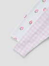 MARK FORMELLE Комбинезон 588084 14005-2 розовая клетка на белом +клубничка на белом
