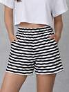 Binita Шорты 588262 296/2-3 черно-белый