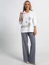 LT Collection Блуза 588271 Б15288-18М белый