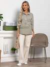 LT Collection Блуза 588274 Б15309-18М оливковый