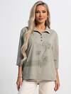 LT Collection Блуза 588274 Б15309-18М оливковый