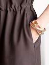 VILATTE Платье 588308 D22.293 кофейный