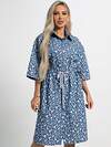 LT Collection Платье 588489 П15449-4М синий