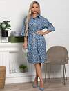 LT Collection Платье 588489 П15449-4М синий