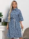 LT Collection Платье 588490 П15450-4М синий