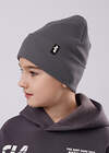 CLEVER Шапка 588777 555711ш т.серый