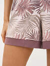 Omsa Пижама 588817 OmD 0222D SELVATICA Пижама принт. женская (Топ+Шорты), CO Rosa Cashmere (Розовый)