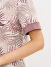 Omsa Пижама 588819 OmD 0240D SELVATICA Пижама принт. женская (Рубашка кор.рукав+Шорты), CO Rosa Cashmere (Розовый)