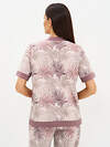 Omsa Пижама 588820 OmD 0244D SELVATICA Пижама принт. жен.(Рубашка кор.рукав+Брюки прямые), CO Rosa Cashmere (Розовый)