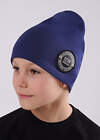 CLEVER Шапка 588925 565712/2р т.синий/чёрный