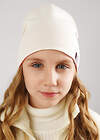 CLEVER Шапка 588952 567374рп св.красный/молочный