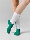 MARK FORMELLE Женские носки 589030 217K-3352 белый /я.малахит