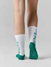 MARK FORMELLE Женские носки 589030 217K-3352 белый /я.малахит
