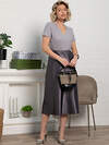LT Collection Юбка 589415 Ю15316-46М темно-серый