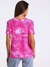 Апрель Футболка 589512 1ЖДФК3302804н тай-дай на фуксии