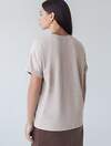 VILATTE Футболка 589704 D49.117 кофейный меланж_inspire
